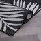 World Rug Gallery Contemporary Palm Leaves Textured Flat Weave Indoor/Outdoor Runner Rug 2'x7' Black 111BLACK2X7 - alternate 7